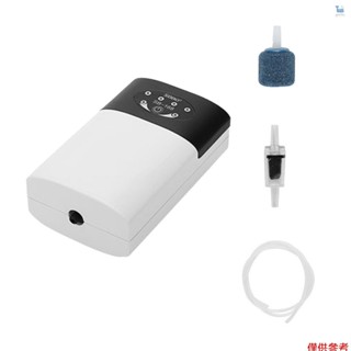 SB-168+配件 魚缸增氧機 usb充電兩用魚缸氧氣泵