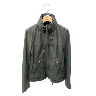 QUIGLEY green WKED Weekend Max Mara 夾克外套 綠色 卡其色 皮革 日本直送 二手
