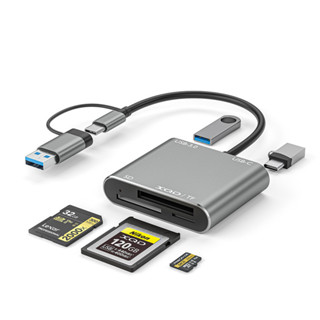Usb3.0多功能讀卡器支援TF/SD/XQD卡五合一擴充套件塢高速讀卡器