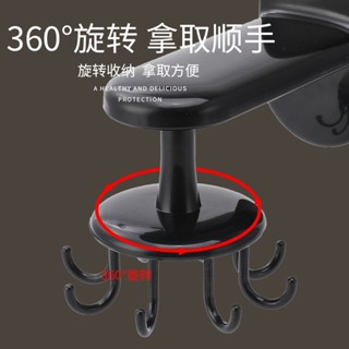可開發票&臺灣出貨 免打孔廚房置物架壁掛旋轉掛鉤收納架神器掛鍋鏟勺子家用廚具用品610