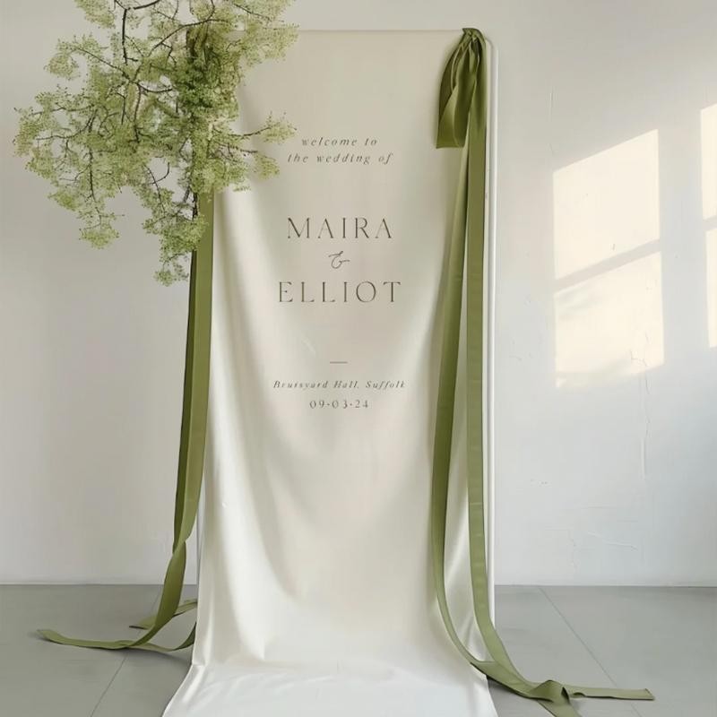 客製化 婚禮座位表 婚禮裝飾 婚禮布置 ins風高級婚禮布置掛布 訂婚氛圍布置裝飾 掛布迎賓 座位錶 賓客名單