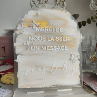 客製化 席位卡 婚禮桌麵佈置 桌卡 生日桌牌桌卡 號碼牌 guestbook留言闆結婚亞克力