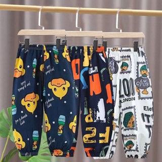 🚀星星優選🚀兒童休閒褲 男童冰絲褲 女童運動褲 束腳褲 夏季防蚊褲 寶寶時尚 批發優惠