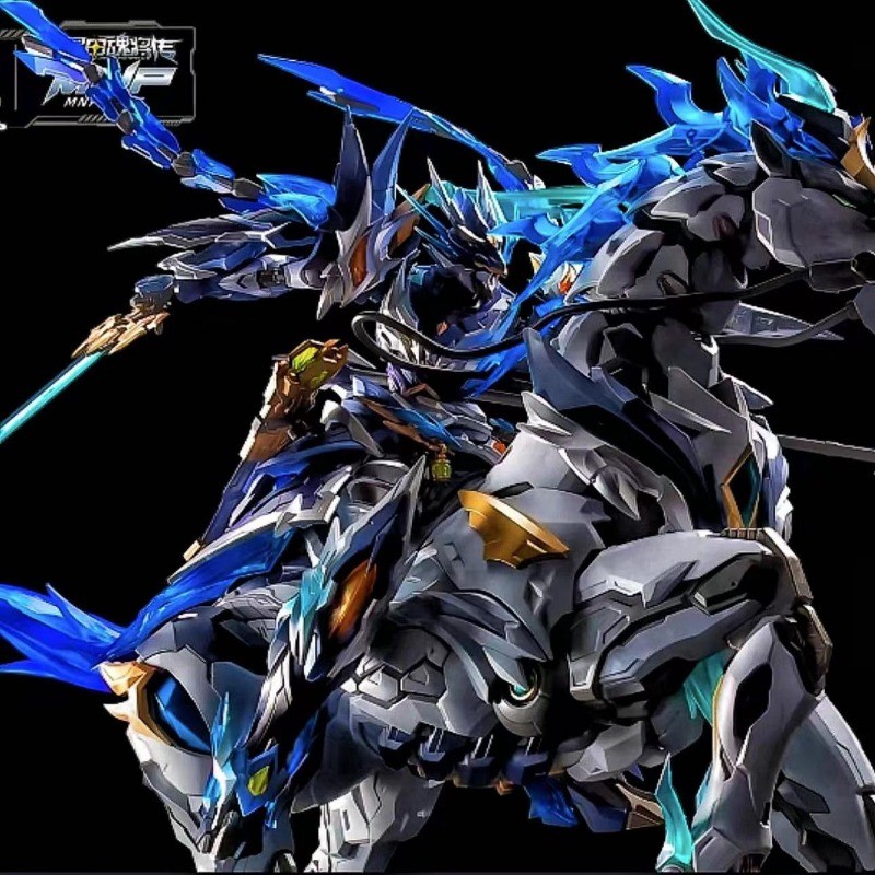 【T】威遠式電鍍菲尼克斯摩動核敖丙趙雲高達異端 拼裝模型 手辦隨機盲盒