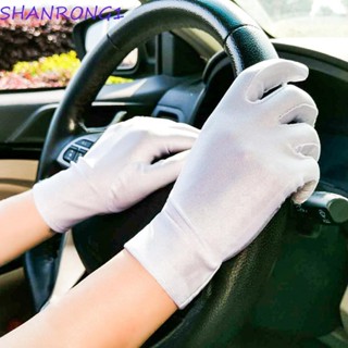 SHANRONG1駕駛手套自行車彈性的氨綸薄女人流行服飾防曬
