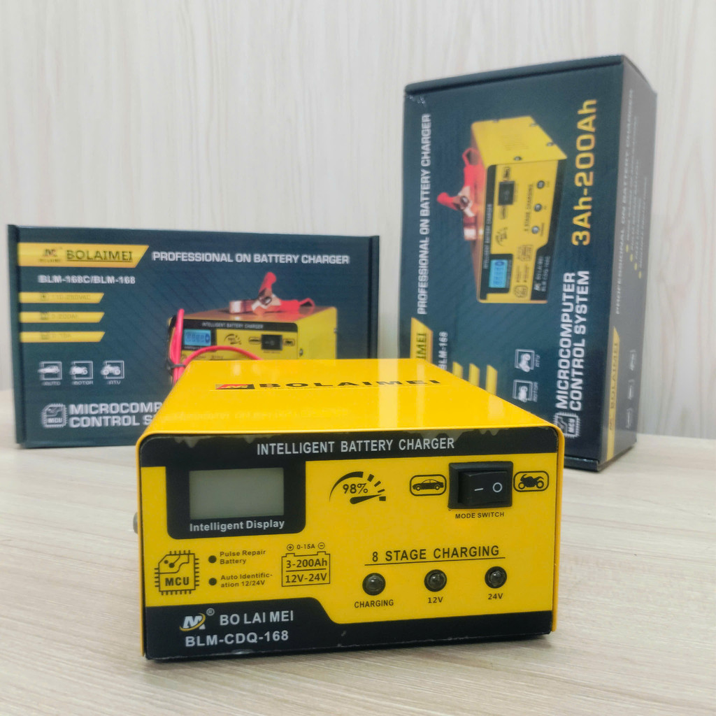正品電池充電器 12V-24V 適用於 3Ah-200Ah BOLAIMEI -CDQ-168