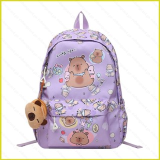YB3 Capybara 學生揹包大容量輕量印花卡通兒童書包書包 BY3