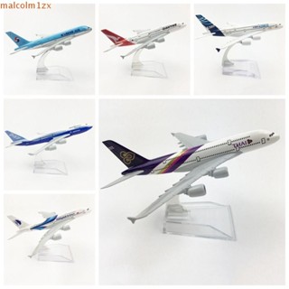MALCOLM1ZX空中客車A380模型,副本壓鑄金屬飛機模型,航空UPSB747A320飛機秤玩具