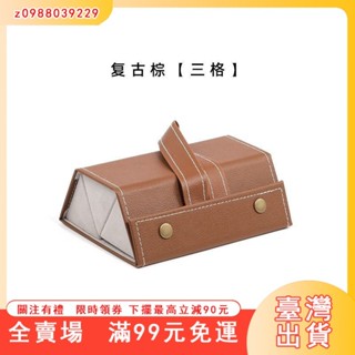 臺灣出貨 眼鏡收納盒 折疊收納盒 墨鏡收納盒 多格收納盒 太陽鏡盒 女款折疊 便攜高級感 抗壓墨鏡眼鏡盒男高檔 眼