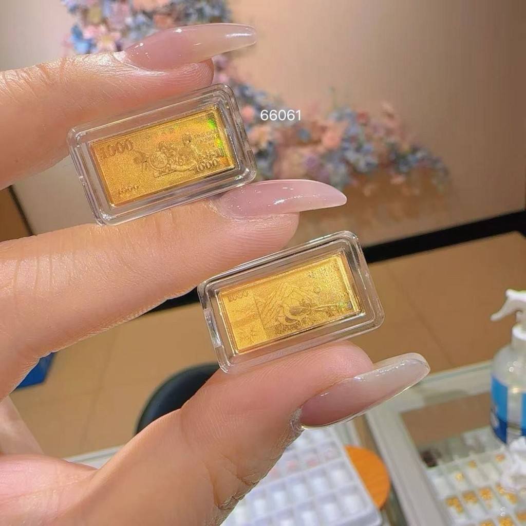 ✧中壢景福珠寶✧  黃金9999 千元鈔票小金條 保值、送禮推薦