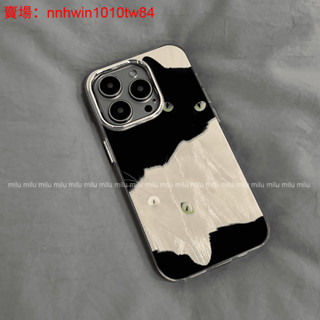 創意黑白貓咪 小米 POCO F5 Pro 5G手機殼 F7 M3 4G X3 X5 X6 F6 C40防摔保護殼 硬殼