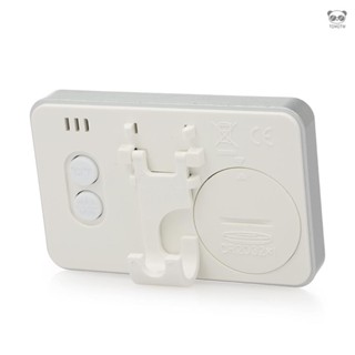 家用高精度防水電子溫度計 冰箱溫度計 霜凍報警 白色（出貨帶鈕扣電池，做絕緣處理）