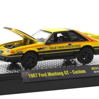 車模 合金 汽車模型 1/64 1987 福特野馬 GT 合金車模型