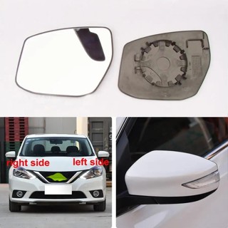 適用於 Nissan Sylphy/Sentra 2012-2019 汽車配件外部零件反光鏡片後視鏡鏡片玻璃無加熱