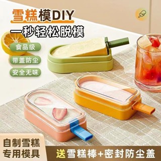 Ice cream mold雪糕模具矽膠食品級家用冰淇淋冰棒冰棒自製冰格凍冰塊神器DIY冰6.2