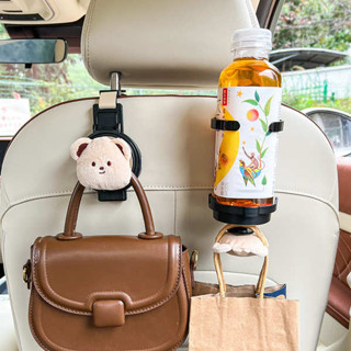 車用垃圾袋 mg hs 配件 車載好物收納盒多功能掛鉤汽車內上後排座椅背垃圾袋可愛水杯架