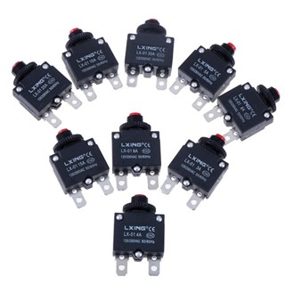 AN.MART斷路器過載保護器開關保險絲3A 4A 5A 6A 8A 10A 15A 20A 30A AM
