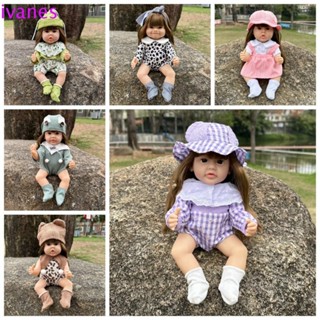 IVANES01嬰兒玩偶玩具,Bjd娃娃軟模擬娃娃女孩,全套女孩娃娃30CM30CM模擬娃娃