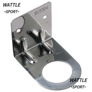 WA-SPORT 洗髮水瓶架,銀色鑽孔液體肥皂收納掛鉤,高品質壁掛式不銹鋼沐浴露架置物架衣架浴室配件