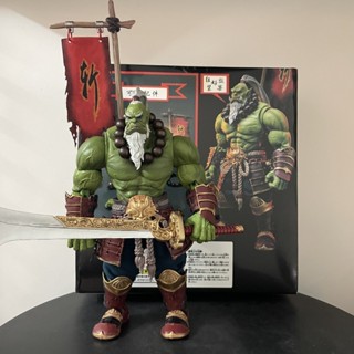 現貨30cm 魔獸世界 GK 劍聖 公仔 獸人部落 大師劍聖雕像 可動 魔獸遊戲周邊 人偶 盒裝手辦 模型 擺件