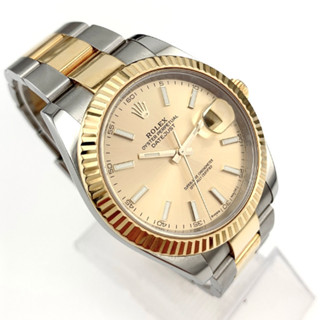 Rolex 勞力士日誌型香檳金蠔式錶帶41mm自動機械男表126333-0009