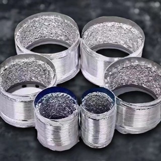 【臺灣出貨】整合弔頂浴霸 換氣扇 排風管100mm80mm 加厚加長 鋁箔風管2米排氣管