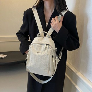 新款防水大容量通勤旅行後揹包單肩手提包包女輕便牛津布揹包女【Vogue Vibe】