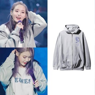 IU李知恩Love Poem演唱會周邊大學T拉鍊連帽小外套打歌服外套Ready stock✨0513✨