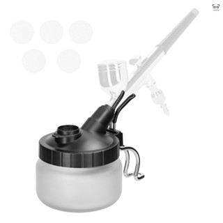 T62磨砂清洗瓶 噴槍清潔工具 美甲模型噴筆洗筆壺 洗筆器廢液收集器 噴槍清洗工具