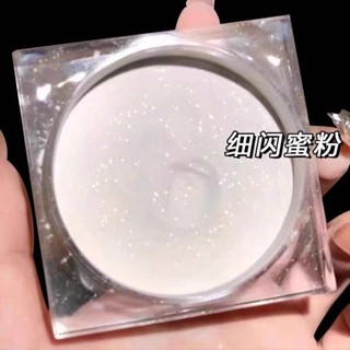 蜜粉餅 蜜粉 屈臣氏大容量珠光細閃散粉控油定妝持久不脫妝啞光蜜粉幹皮防水防