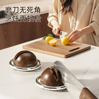 現貨吸盤磨刀神器家用廚師開刃器磨刀石粗精細磨刀工具