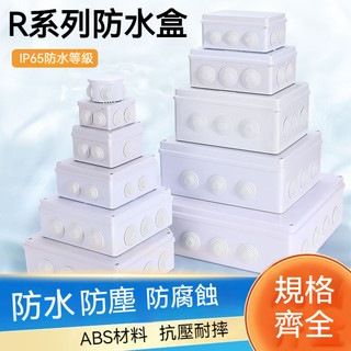 台出48H 戶外防水盒 ABS塑膠電纜接線盒 室外防水接線箱 電纜分線盒 R系列防水盒 防水防塵盒 ABS防撞防水盒
