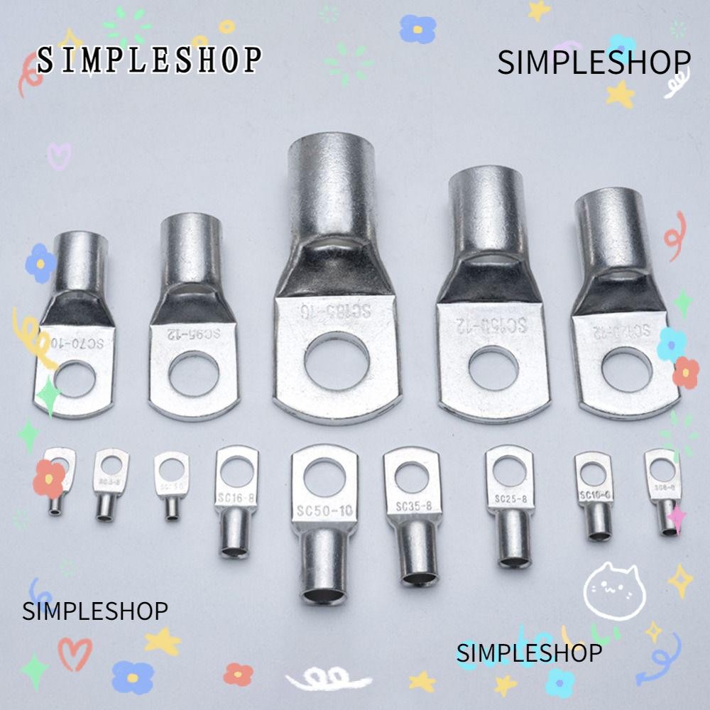 SIMPLESHOP 10 件電纜連接器套件 SC16-6 SC25-6 SC35-6 6mm 8mm 10mm 耐用接