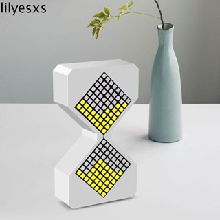 LILYESLED電子沙漏,科技感1-30分鐘定時器DIY數字沙鍾,網路風格帶重力感應夜光沙漏