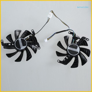 BTM 2Pcs 87mm RTX2060 顯示卡散熱 VGA 風扇 T129015SU 4Pin 12V 冷卻風扇