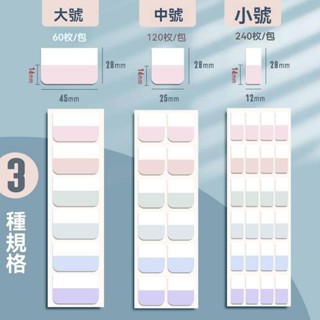 【臺灣發貨】索引貼莫蘭迪色出卡換卡打包資料貼標籤標記紙質貼紙粘性網紅便利