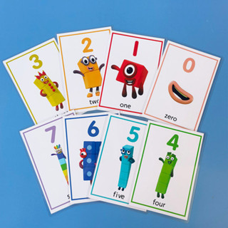 數字積木Numberblocks英文數學啟蒙卡片動畫片教具趣味桌遊玩具