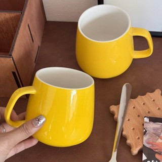 免運 Ins北歐純色自然早餐杯咖啡杯簡約大氣茶杯家用復古馬克杯創意 陶瓷馬克杯 水杯 茶杯 咖啡杯 辦公室水杯