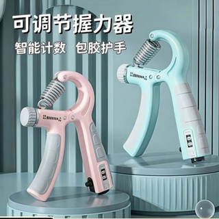 【哆哆購】包郵計數握力器健身男手部力量專業手腕訓練器可調節包膠器材廠家