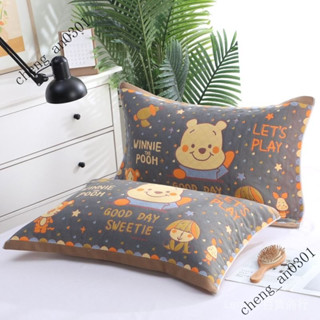 新品熱銷 免運🎀精品枕巾棉紗佈一對裝柔軟吸汗加大厚單人卡通成人寬邊高檔枕頭巾