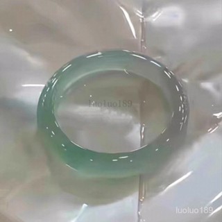 冰種晴水飄花翡翠手鐲緬甸天山翠玻璃種正圈玉石翡翠處理鐲男女款