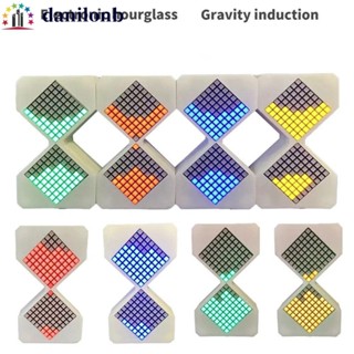 DANILODIY數字沙鍾,帶重力感應1-30分鐘定時器LED電子沙漏,網路風格科技感夜光沙漏