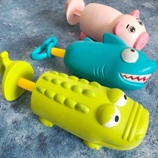 新品現貨鱷魚鯊魚動物水四季沙灘泳池漂流戶外兒童戲水寶寶浴室洗澡玩具20250522