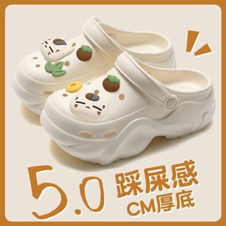 【新店特惠】洞洞鞋 透氣洞洞鞋女夏季2025新款外穿厚底防滑eva防臭戶外沙灘涼鞋卡通