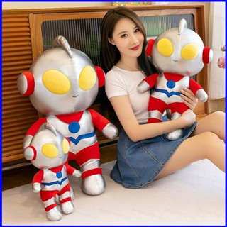 ULTRAMAN PS1 卡通奧特曼毛絨玩具填充娃娃禮物給孩子家居裝飾嬰兒抱枕填充玩具給孩子 SP1