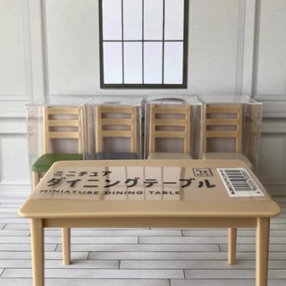 Yamada日本正品代購1/12食玩娃娃兵人場景配件椅子餐椅傢俱模型