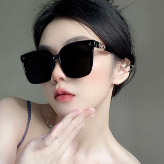 ins 鏡框 黑框眼鏡 半框眼鏡 眼鏡 gm高階感墨鏡女ins大框顯臉小偏光防紫外線太陽鏡男款夏開車眼鏡