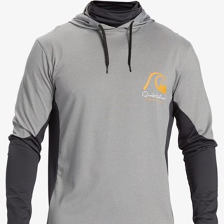 QUIKSILVER 潛水服男短袖泳衣防曬服夏季專業連帽衝浪服T恤