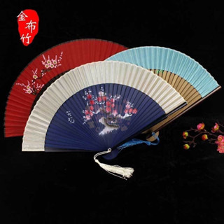 古風扇子摺扇 旗袍折疊仙女扇子 中國風兒童跳舞蹈女士紅色古典漢服 防斷耐用 生日 節慶送禮超有心意389990