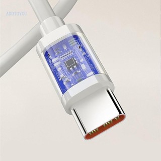 【3C】便攜式 USB 轉 USB C 型電纜快速充電數據傳輸 66W 6A C 型平板電腦手機揚聲器數據線